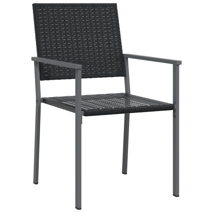 Set mobilier de grădină, 7 piese, poliratan și oțel WALTI
