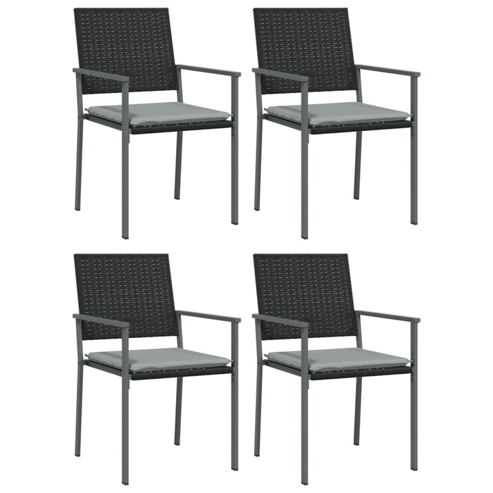 Set mobilier de grădină cu perne, 5 piese, poliratan și oțel - WALTI WALTI