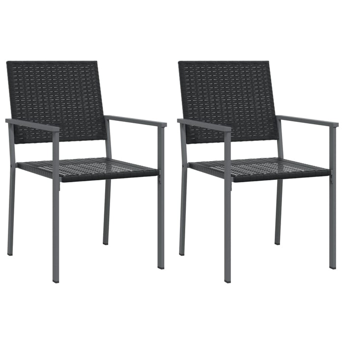 Set mobilier de grădină, 3 piese, poliratan și oțel - WALTI WALTI
