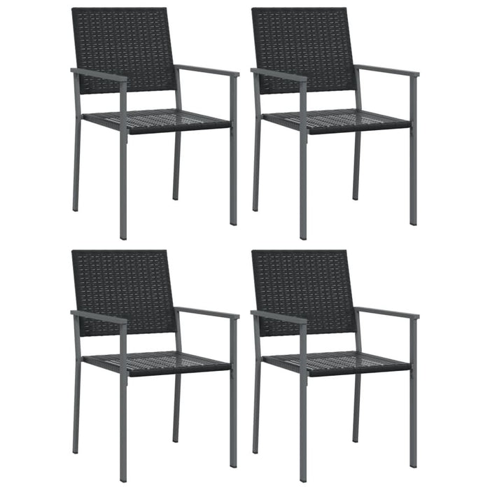 Set mobilier de grădină, 5 piese, poliratan și oțel - WALTI WALTI