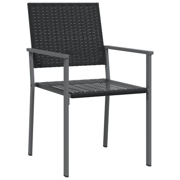 Set mobilier de grădină, 7 piese, poliratan și oțel WALTI