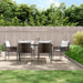 Set mobilier de grădină cu perne, 7 piese, poliratan și oțel - WALTI WALTI