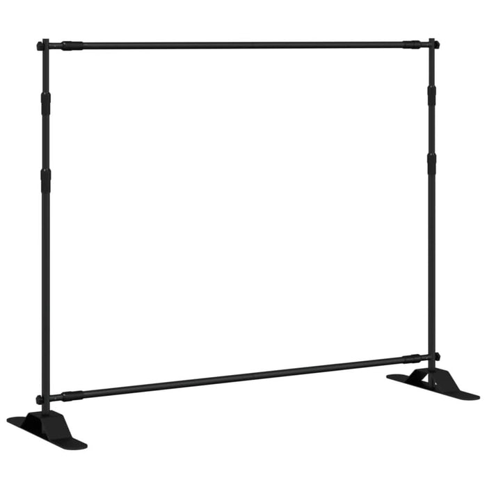 Suporturi pentru fundal, 2 buc., negru, 254x243 cm, oțel - WALTI WALTI