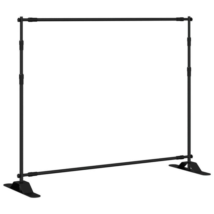 Suporturi pentru fundal, 2 buc., negru, 254x243 cm, oțel - WALTI WALTI
