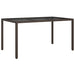 Set mobilier de grădină, 5 piese, cu perne, maro, poliratan - WALTI WALTI