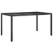 Set mobilier de grădină cu perne, 7 piese, negru, poliratan - WALTI WALTI