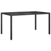 Set mobilier de grădină cu perne, 5 piese, negru, poliratan - WALTI WALTI