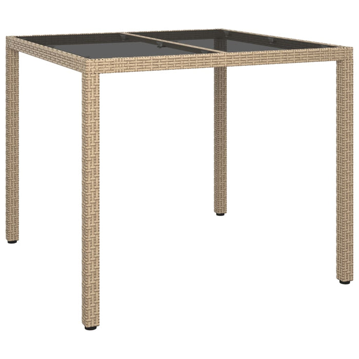 Set mobilier de grădină cu perne, 5 piese, bej, poliratan - WALTI WALTI