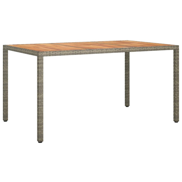 Set mobilier de grădină cu perne, 5 piese, gri, poliratan - WALTI WALTI