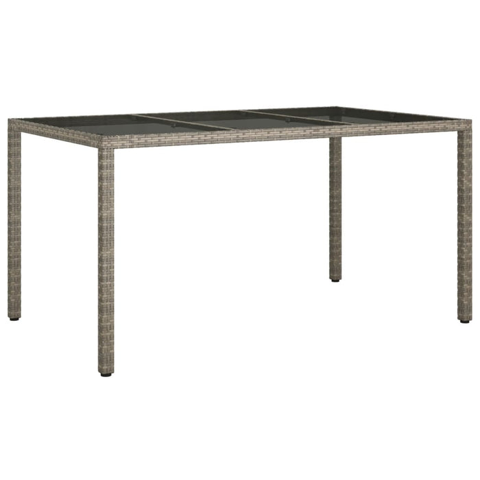 Set mobilier de grădină cu perne, 7 piese, gri, poliratan - WALTI WALTI