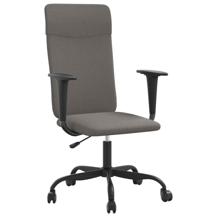 Scaun de birou reglabil în înălțime, gri închis, textil - WALTI WALTI