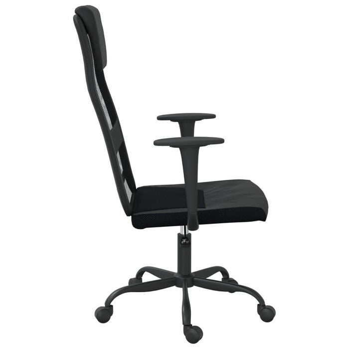 Scaun birou reglabil în înălțime negru piele artificială/plasă - WALTI WALTI