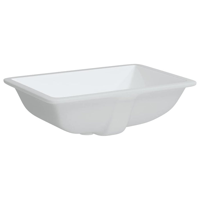 Chiuvetă de baie albă 52x38,5x19,5 cm, ovală, ceramică WALTI