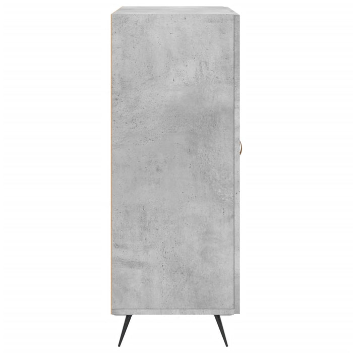 Dulap, gri beton, 69,5x34x90 cm, lemn compozit WALTI