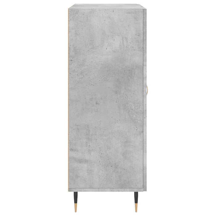 Dulap, gri beton, 69,5x34x90 cm, lemn compozit - WALTI WALTI