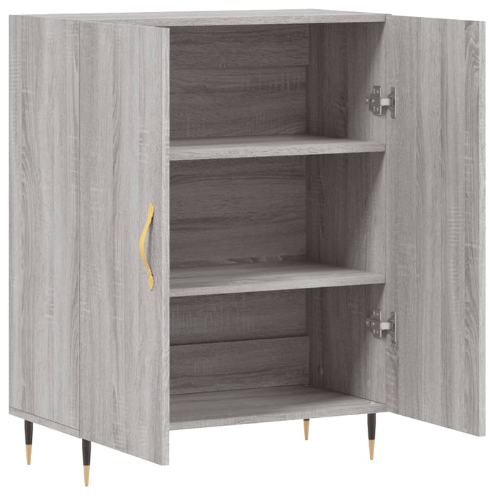 Dulap, gri sonoma, 69,5x34x90 cm, lemn compozit - WALTI WALTI