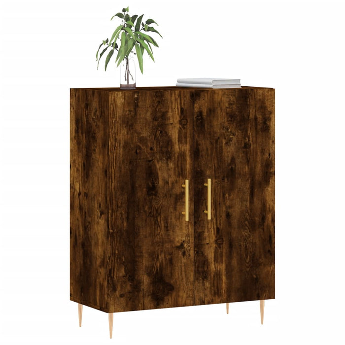 Dulap, stejar fumuriu, 69,5x34x90 cm, lemn compozit WALTI