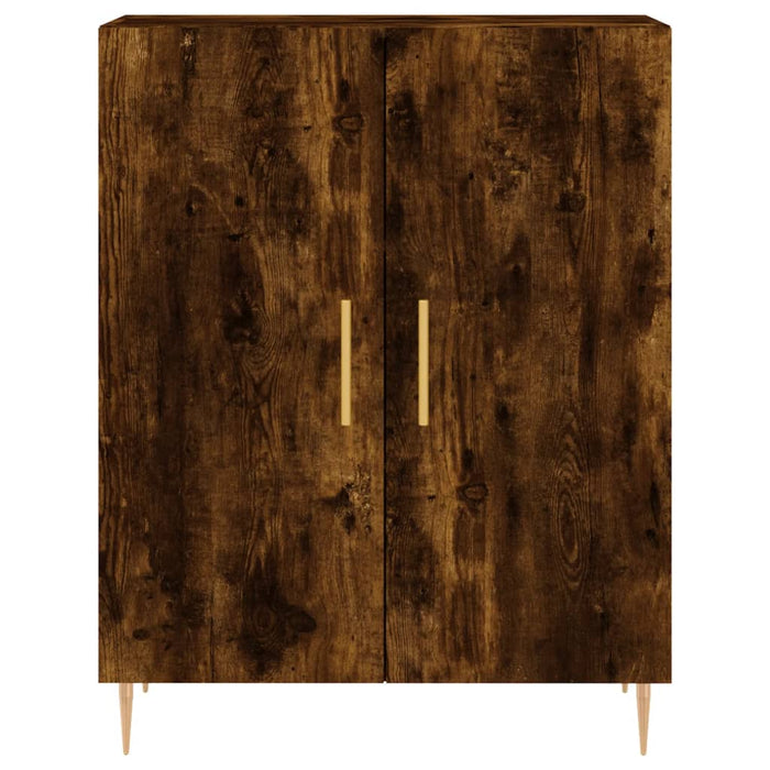 Dulap, stejar fumuriu, 69,5x34x90 cm, lemn compozit WALTI