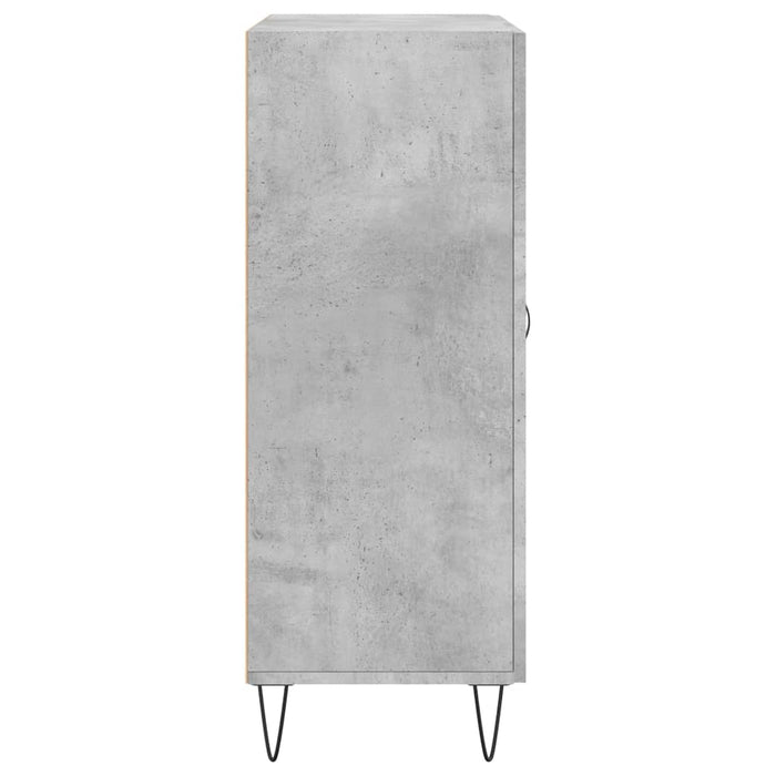 Dulap, gri beton, 69,5x34x90 cm, lemn compozit WALTI