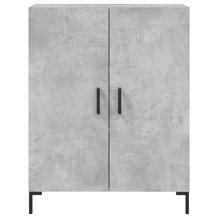 Dulap, gri beton, 69,5x34x90 cm, lemn compozit WALTI
