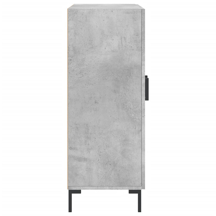 Dulap, gri beton, 69,5x34x90 cm, lemn compozit WALTI