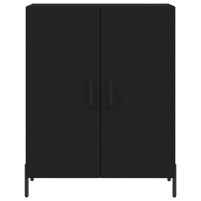 Dulap, negru, 69,5x34x90 cm, lemn compozit WALTI