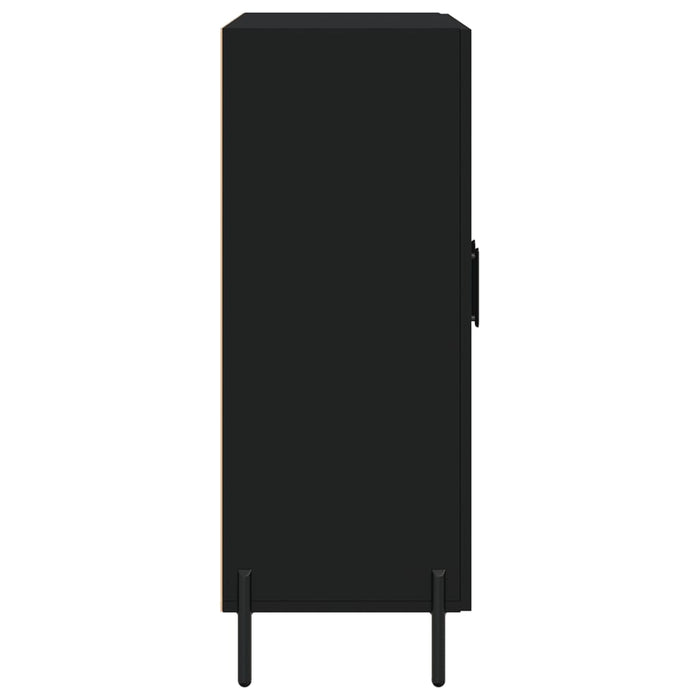 Dulap, negru, 69,5x34x90 cm, lemn compozit WALTI