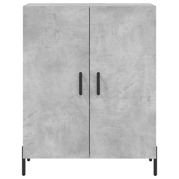 Dulap, gri beton, 69,5x34x90 cm, lemn compozit WALTI