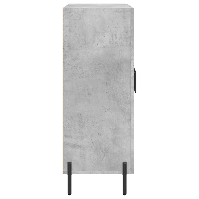 Dulap, gri beton, 69,5x34x90 cm, lemn compozit WALTI