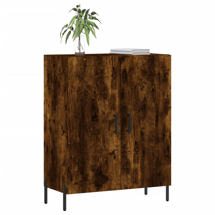 Dulap, stejar fumuriu, 69,5x34x90 cm, lemn compozit - WALTI WALTI