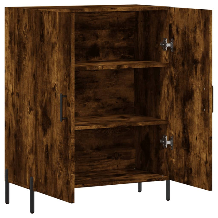 Dulap, stejar fumuriu, 69,5x34x90 cm, lemn compozit - WALTI WALTI