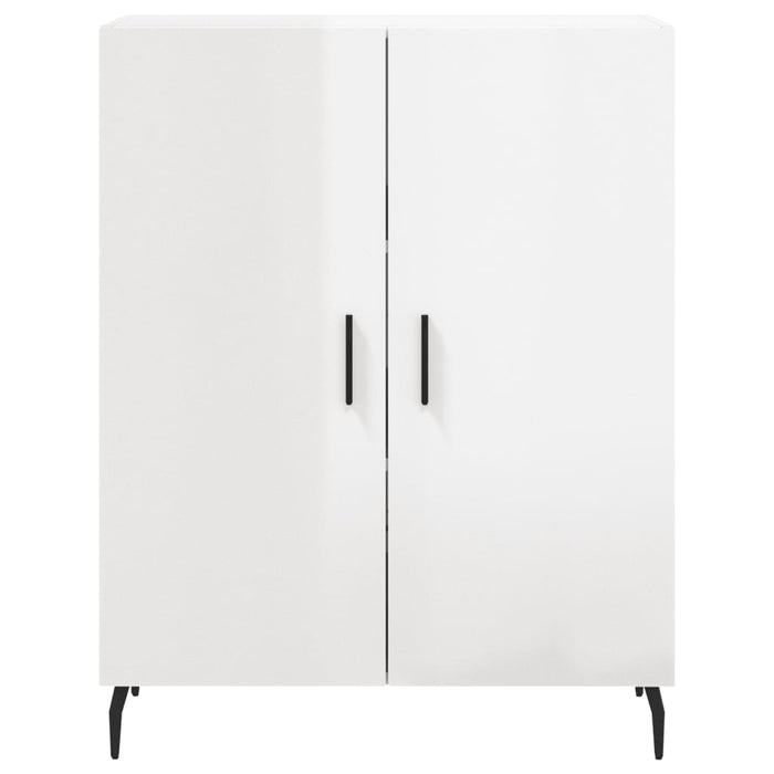 Dulap, alb extralucios, 69,5x34x90 cm, lemn compozit WALTI