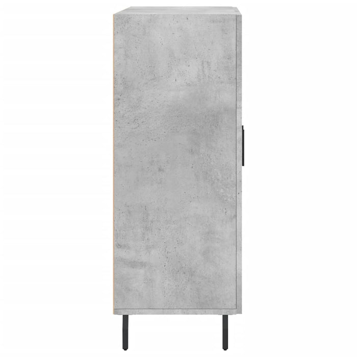 Dulap, gri beton, 69,5x34x90 cm, lemn compozit WALTI
