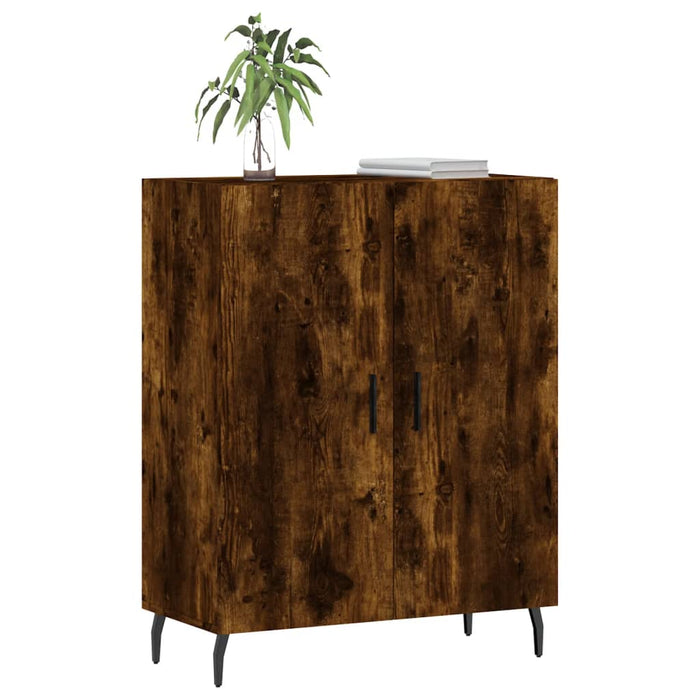 Dulap, stejar fumuriu, 69,5x34x90 cm, lemn compozit - WALTI WALTI
