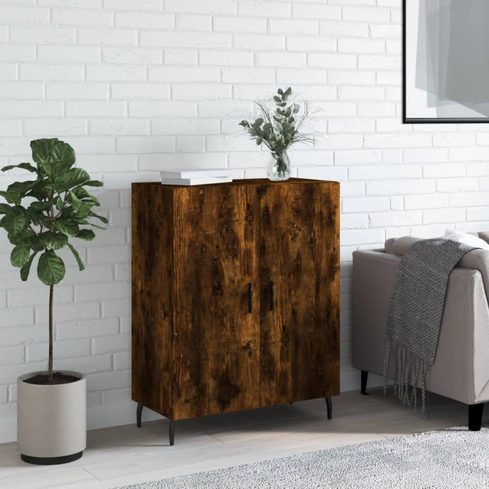 Dulap, stejar fumuriu, 69,5x34x90 cm, lemn compozit - WALTI WALTI