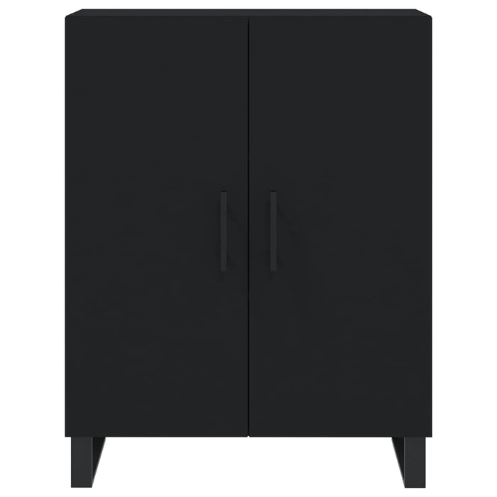 Dulap, negru, 69,5x34x90 cm, lemn compozit WALTI