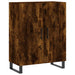Dulap, stejar fumuriu, 69,5x34x90 cm, lemn compozit - WALTI WALTI
