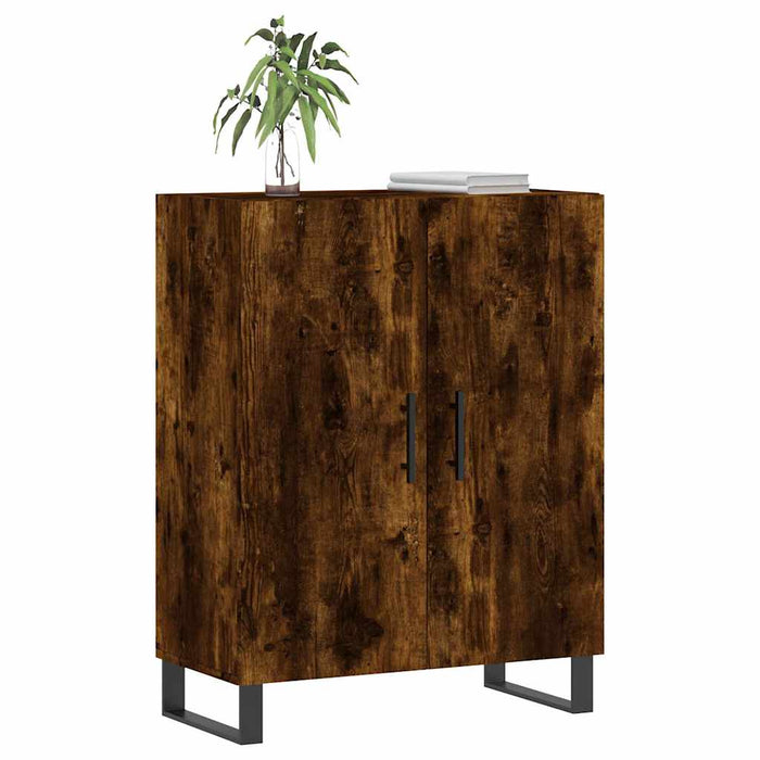 Dulap, stejar fumuriu, 69,5x34x90 cm, lemn compozit - WALTI WALTI