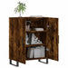 Dulap, stejar fumuriu, 69,5x34x90 cm, lemn compozit - WALTI WALTI