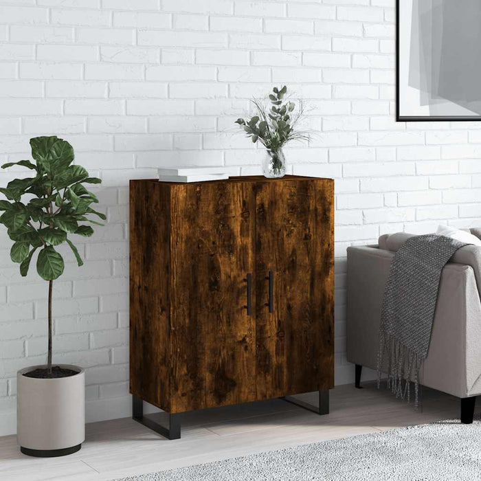 Dulap, stejar fumuriu, 69,5x34x90 cm, lemn compozit - WALTI WALTI