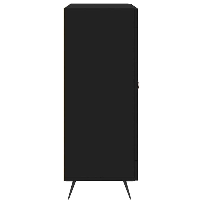 Dulap, negru, 69,5x34x90 cm, lemn compozit WALTI
