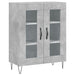 Dulap, gri beton, 69,5x34x90 cm, lemn compozit - WALTI WALTI