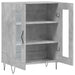Dulap, gri beton, 69,5x34x90 cm, lemn compozit - WALTI WALTI