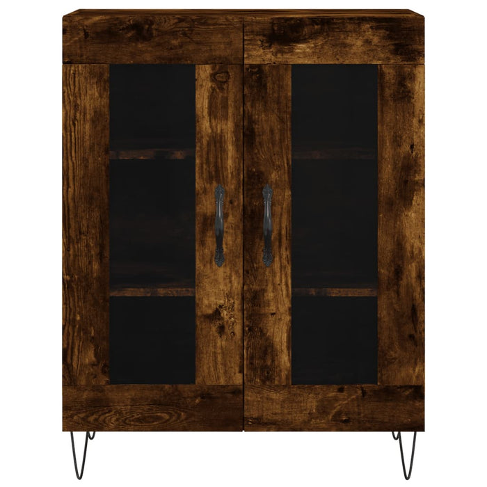 Dulap, stejar fumuriu, 69,5x34x90 cm, lemn compozit - WALTI WALTI