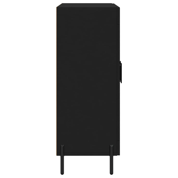 Dulap, negru, 69,5x34x90 cm, lemn compozit WALTI