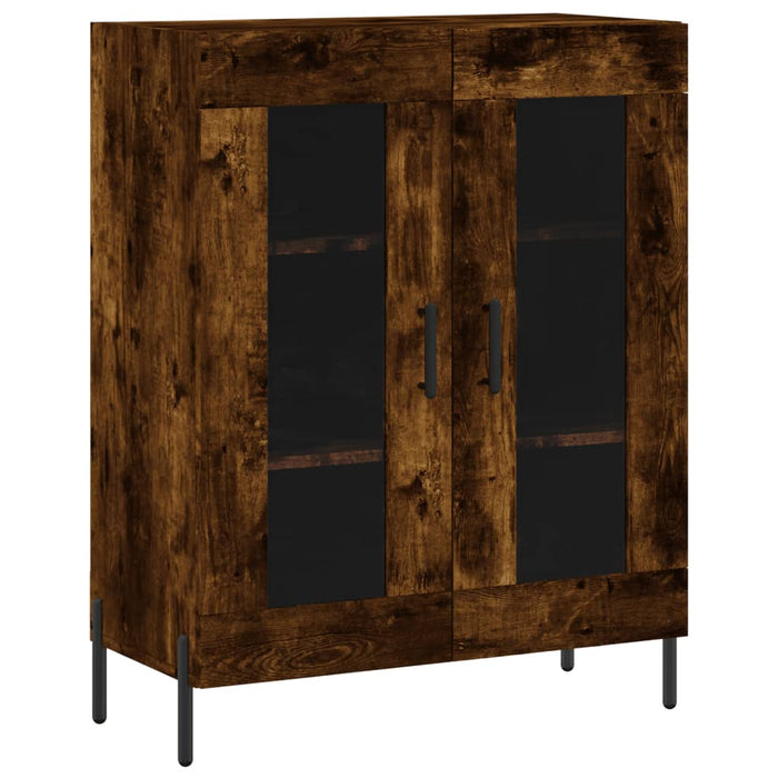 Dulap, stejar fumuriu, 69,5x34x90 cm, lemn compozitS - WALTI WALTI