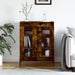 Dulap, stejar fumuriu, 69,5x34x90 cm, lemn compozitS - WALTI WALTI