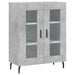 Dulap, gri beton, 69,5x34x90 cm, lemn compozit - WALTI WALTI