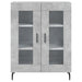 Dulap, gri beton, 69,5x34x90 cm, lemn compozit - WALTI WALTI