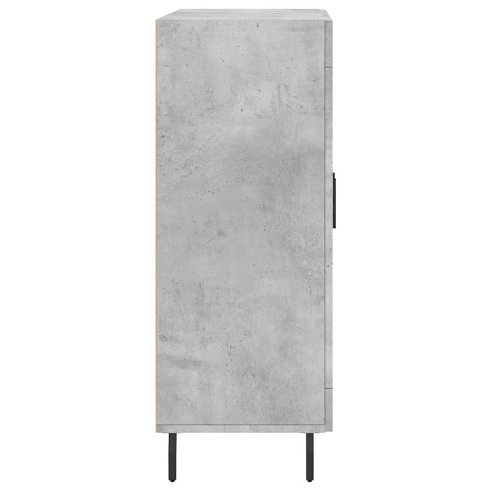 Dulap, gri beton, 69,5x34x90 cm, lemn compozit - WALTI WALTI